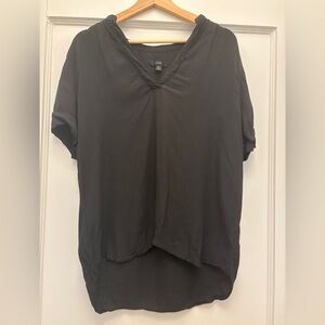 Black J Crew top - size M - v neck